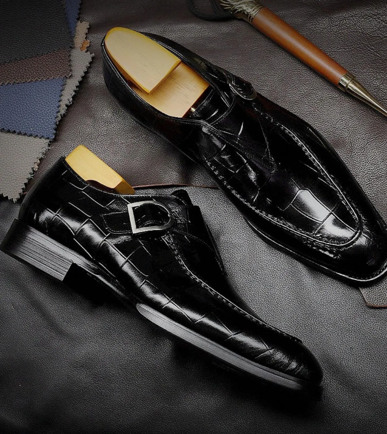 2022 New Classic Business Scarpe basse Uomo Designer Abito formale Scarpe in pelle Mocassini da uomo Regali di San Valentino Sca