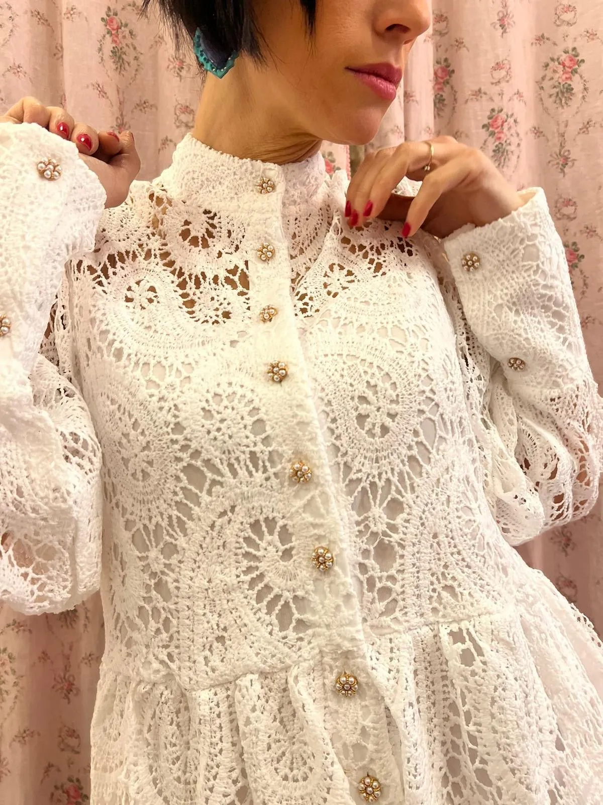 Abito Lace White