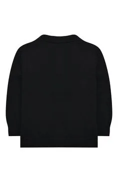Cardigan con zip e logo Armani A/I 2023