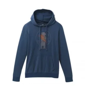 Felpa con cappuccio Journeyman Prana (Denim Heather) uomo
