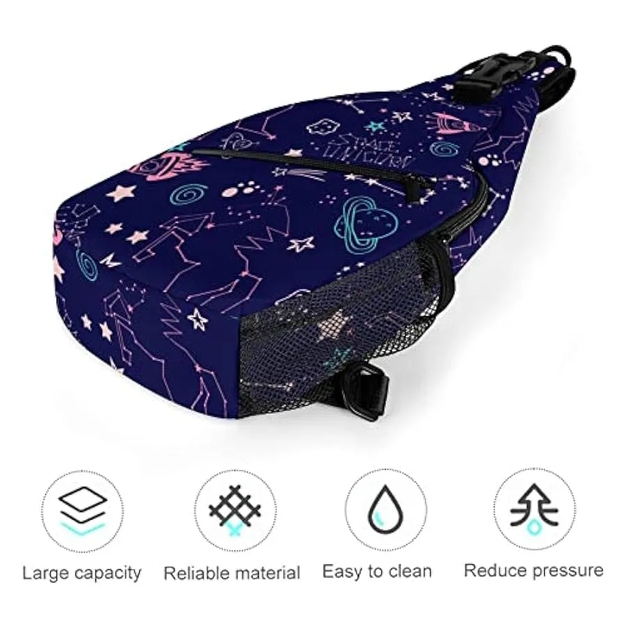 KWQDOZF Stile 1 Evil Eyes Occhi colorati Zaino a tracolla Borsa a tracolla Borsa a tracolla a tracolla Palestra Ciclismo Viaggio
