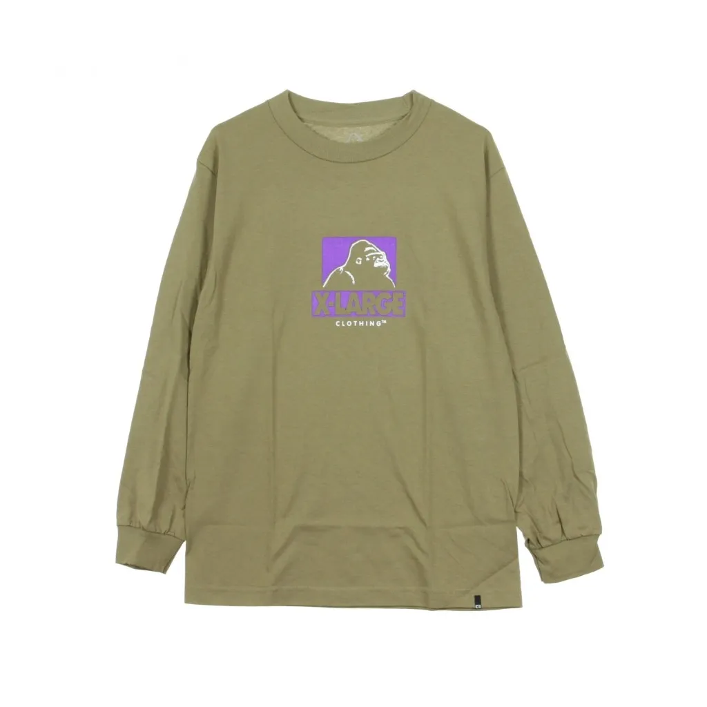 MAGLIETTA MANICHE LUNGHE CUT OUT OG L/S SAFARI BROWN