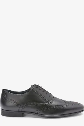 Scarpe brogue Oxford in pelle    