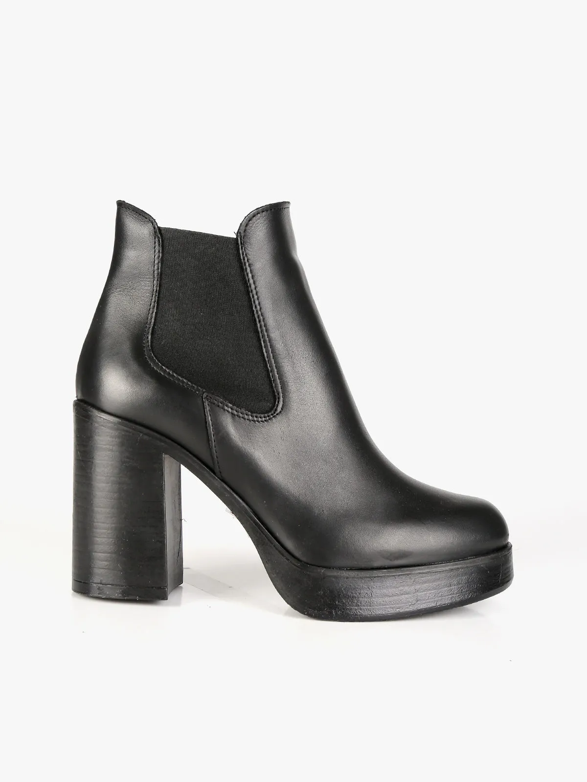 Solada Bottine Chelsea en cuir pour femme