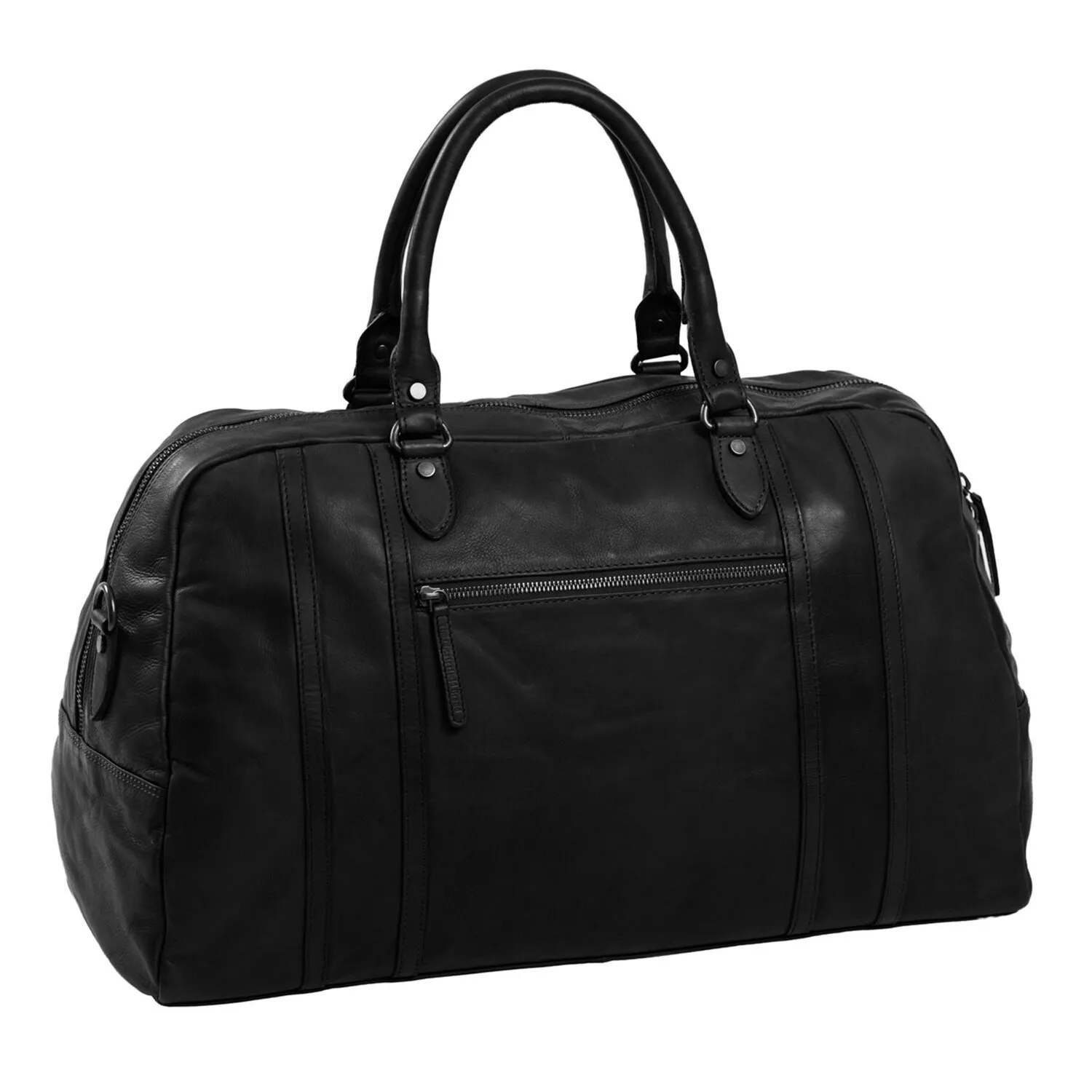 The Chesterfield Brand Wax Pull Up Borsa da viaggio Weekender Pelle 55 cm
